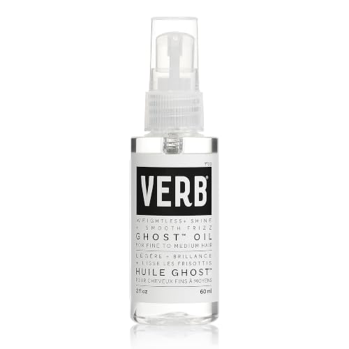 VERB Ghost Oil - Weightless Hair Oil for Fine to Medium Hair - Smooths Frizz, Adds Shine - No Parabens, Gluten or Harmful Sulfates