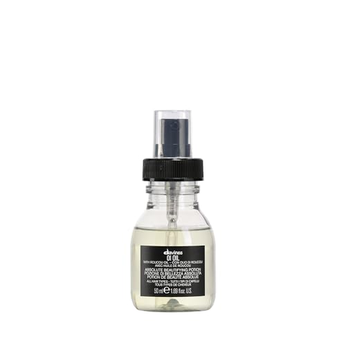 Davines OI Oil, Multi-Function Potion for All Hair Types - Weightless Anti-Frizz & Shine-Enhancing Serum with Roucou Oil - Detangles & Replenishes Moisture Hydrating Treatment