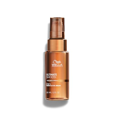 Wella Professionals ULTIMATE SMOOTH Miracle Oil Serum for Dry, Dull & Frizzy Hair | Kit | Nourishes, Smooths & Adds a Silky Shine | With Squalane & Omega 9 | Heat Protectant | Color Safe