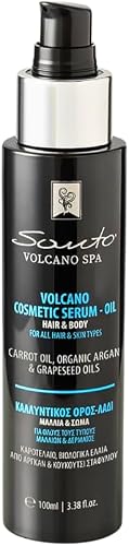 Santorini Volcanic Hair & Body Oil Serum 100ml | Argan, Grapeseed & Ca — Real-world performance testing in action