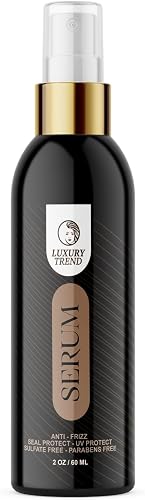 LUXURY TREND Anti-Frizz Hair Serum, Leave-In Treatment with Olive Oil, — Real-world performance testing in action