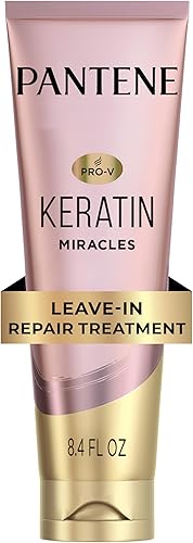 Pantene Keratin Leave-In Conditioner with Argan Oil, Protein Treatment — Our hands-on testing setup for best luxury hair serums fo