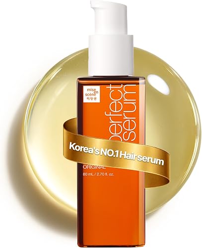 Mise En Scene Perfect Serum Original - Heat Protectant Hair Oil for Fr — Real-world performance testing in action