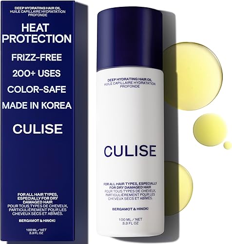 CULISE Korean Hair Oil for Dry Damaged Frizzy Hair - Anti Frizz Heat P — Side-by-side comparison of top picks in this category