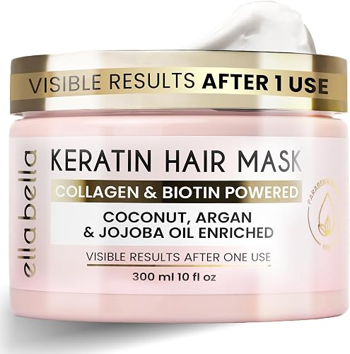ELLA BELLA Keratin Hair Mask – Deep Conditioning Hair Treatment & Hai — Side-by-side comparison of top picks in this category