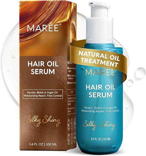 MAREE Hair Oil for Frizzy Hair with Argan Oil, Keratin & Biotin – Hair — Our recommended configuration for best results
